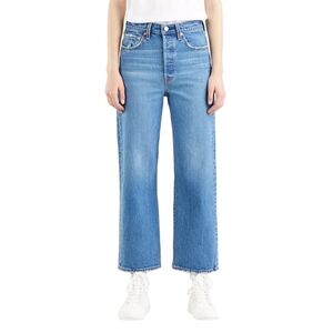 Levi's® Ribcage High Waist Ankle Straight Leg Jeans (Jazz Jive Together) 26 x 27